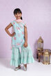 Sea Blue Art Silk Garara Kurta Garara Suit Set image number 0