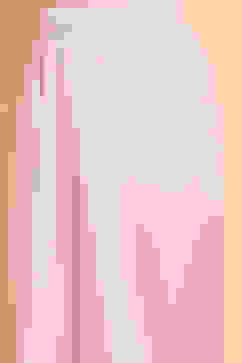 Pastel Pink Printed Angrakha Gathered Suit Set image number 2