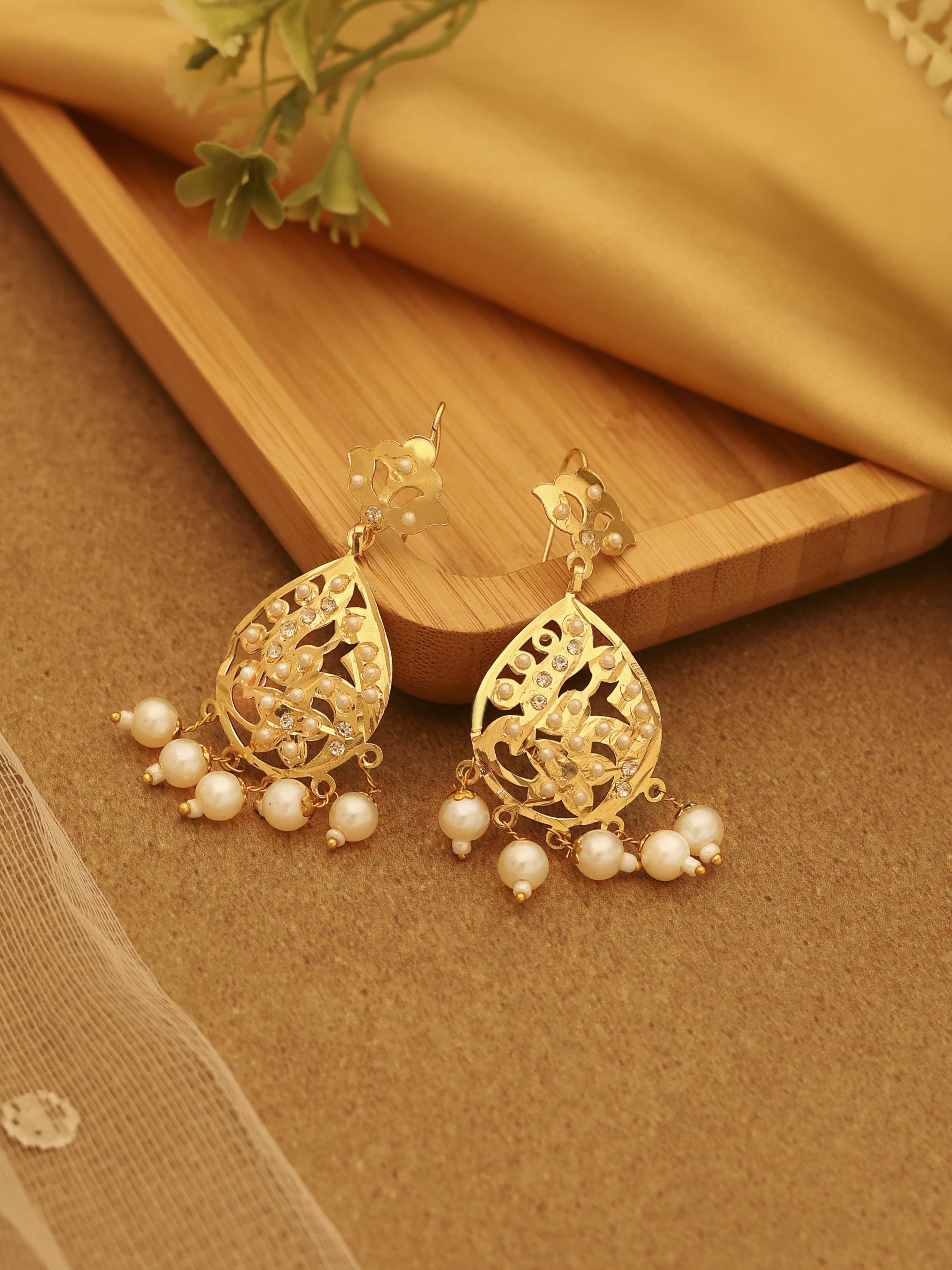 biba White Brass Drop & DanglersWhite Brass Drop & Danglers-picture-36