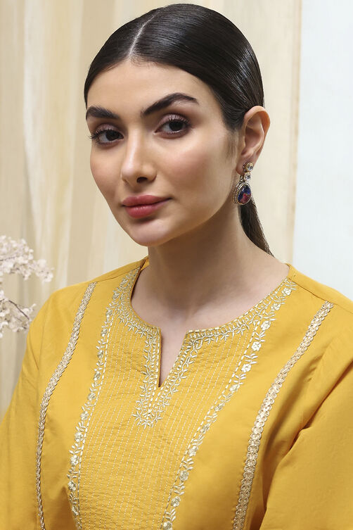 Multi Brass Drop & Danglers image number 3