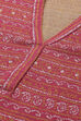 Pink Straight Poly Metallic Kurta image number 1