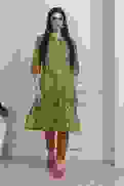 Green Cotton Straight Kurta image number 6