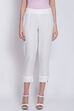 Black Cotton Blend Solid Pant image number 0