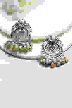 Green Pink Brass Studs image number 2