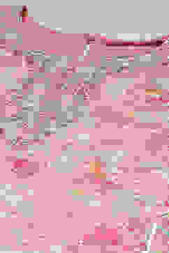 Peach Cotton Blend Straight Kurta Salwar Suit Set image number 1