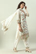 Ivory Cotton Silk Salwar Kurta Salwar Suit Set image number 6
