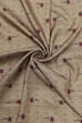 Peach Silk Tussar Handloom Unstitched Suit Set image number 2