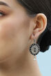 Oxidised Black Brass Earrings image number 1