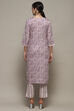 Blue Cotton Unstitched Suit Set image number 6