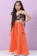 Peach Art Silk Lehenga Set image number 3