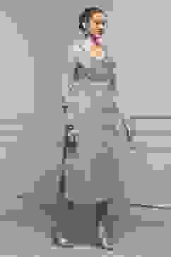 Blue Cotton Blend Hand Embroidered Unstitched Suit Set image number 6