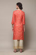 Navy Blue Rayon Straight Kurta Pants Set image number 4