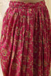 Fuchsia Viscose Floral Printed Peplum Suit Set image number 2