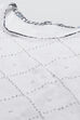 White Cotton Handloom Unstitched Suit Set image number 2
