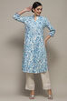 White Cotton Straight Kurta