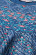 Indigo Cotton Anarkali Kurta Churidar Suit Set image number 1