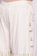 Crimson Red Cotton Sharara image number 1