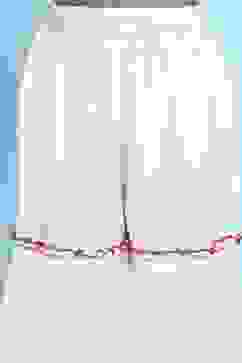 White Cotton Printed Straight Suit Set image number 2