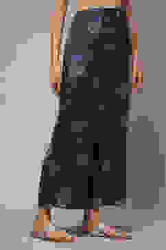 Indigo LIVA Straight Pants image number 4