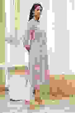 Pink Cotton Printed Straight Kurta image number 4