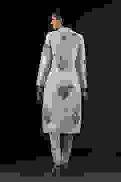 Rohit Bal Ivory Cotton Silk Straight Printed Suit Set image number 5