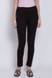 Yellow Viscose & Lycra Leggings image number 0