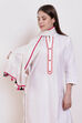 Off White Cotton Yarndyed Scarf image number 3