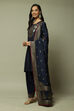 Red LIVA Straight Kurta Salwar Kurta Salwar Suit Set image number 1