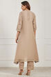 Grey Cotton Asymmetric Suit Set image number 6
