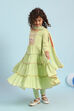Pastel Pink Cotton Tiered Suit Set image number 6