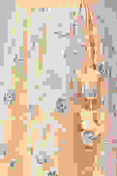 Off White Art Silk Layered Lehenga Set image number 2