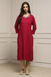 Pink Viscose Rayon Straight Dyed Kurta image number 5