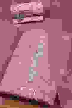 Pink Cotton Printed Embroidered Unstitched Suit Set image number 0