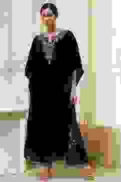 Blue Art Silk A-Line Kurta Palazzo Suit Set image number 8