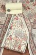 Pink Cotton Printed Embroidered Unstitched Suit Set image number 0