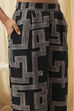 Black Viscose Printed Co-ord Set image number 2
