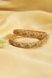 Red Gold Plated Alloy Floral Studded Bangles image number 0