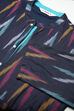 Blue Cotton Fusion Wear Dress image number 1