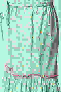 Green Cotton Straight Kurta Garara Suit Set image number 2