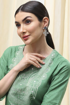 Navy Brass Drop & Danglers image number 3