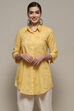 Lilac Cotton Straight Embroidered Shirt image number 2