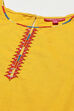 Blue Cotton Straight Solid Kurta Set image number 1
