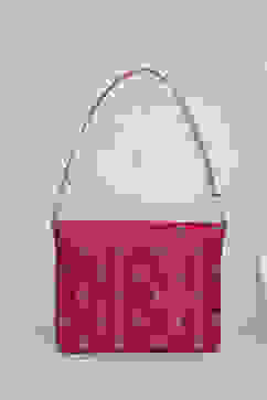 Red Polycotton Clutch image number 2