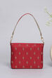 Red Polycotton Clutch image number 2