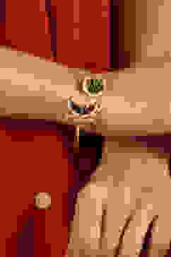 Red Brass Bracelet image number 3