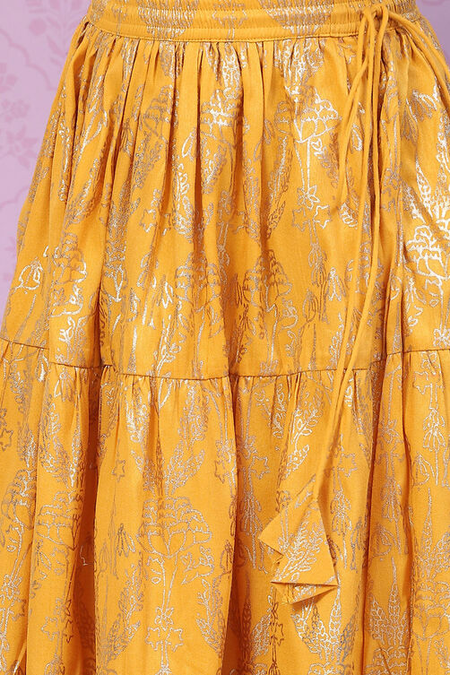 Blue Art Silk Lehenga Set image number 2