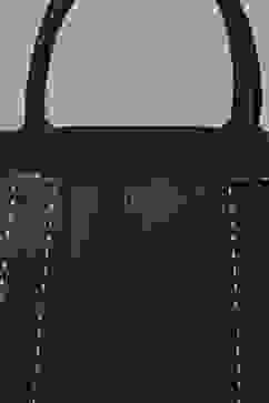 Black PU Handbag image number 6