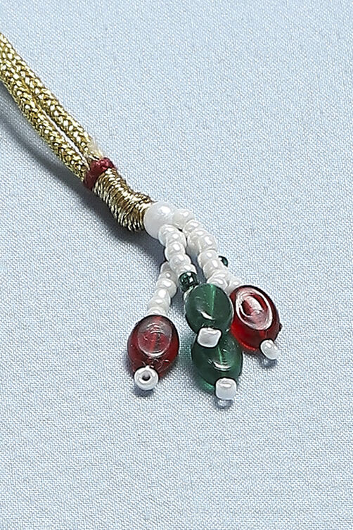Red Green Alloy Necklace Set image number 4