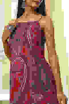 Magenta Pure Cotton Printed Straight Kurta Set image number 1