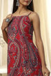 Magenta Pure Cotton Printed Straight Kurta Set image number 1